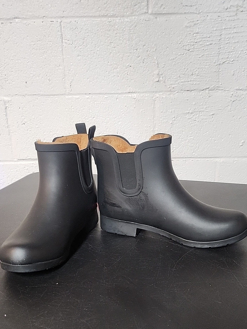 Chooka Black Short Rain Ankle Boots